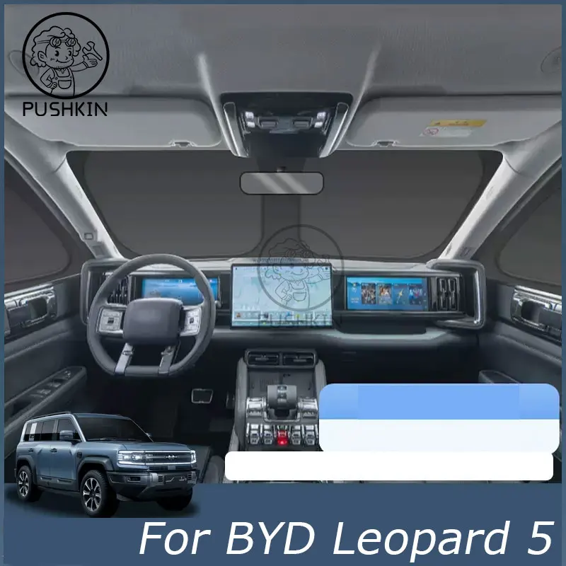 

Для BYD Leopard 5 2024 полностью Черный Автомобильный солнцезащитный козырек для боковых окон шторы для конфиденциальности солнцезащитный козырек для передней и задней панели теплоизоляция солнцезащитный козырек