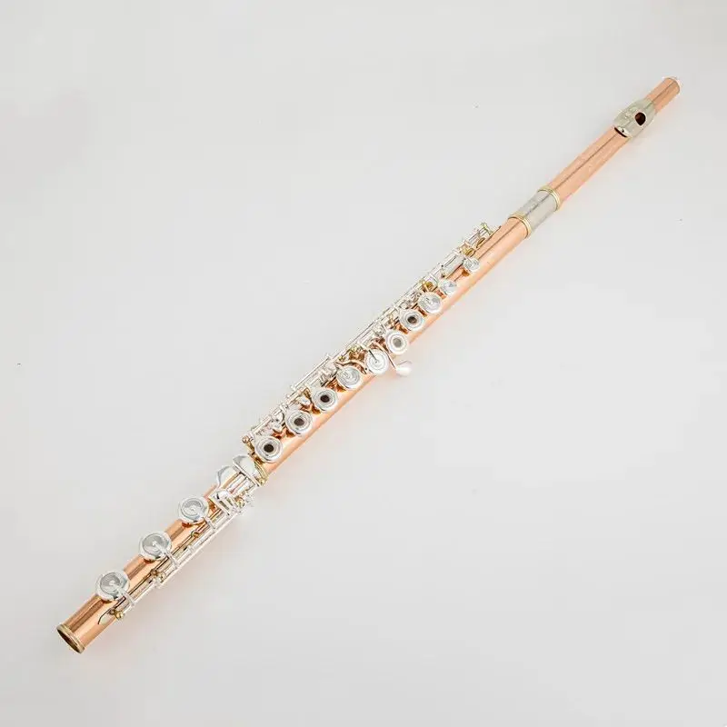 Quantz PF 8950ES Flute High Quality Phosphor copper 17 Keys Flute Open Hole E Mech Musical Instrument