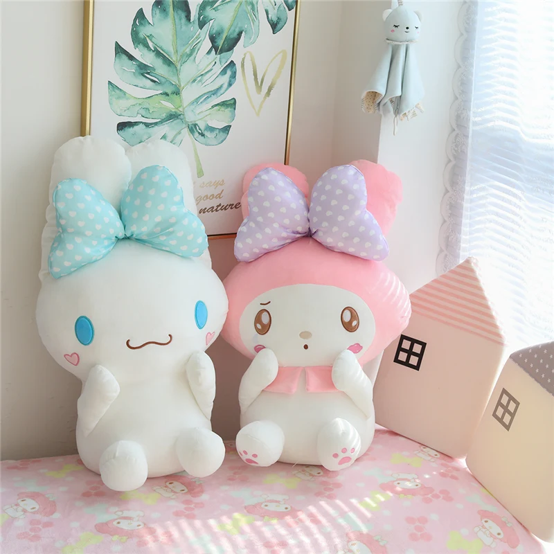 Sanrio Kuromi Cinnamoroll Plush Pillow Cute Soft Cartoon Anime My Melody Stuffed Doll Home Decor Comfortable Gifts For Girl  ﻿ 4