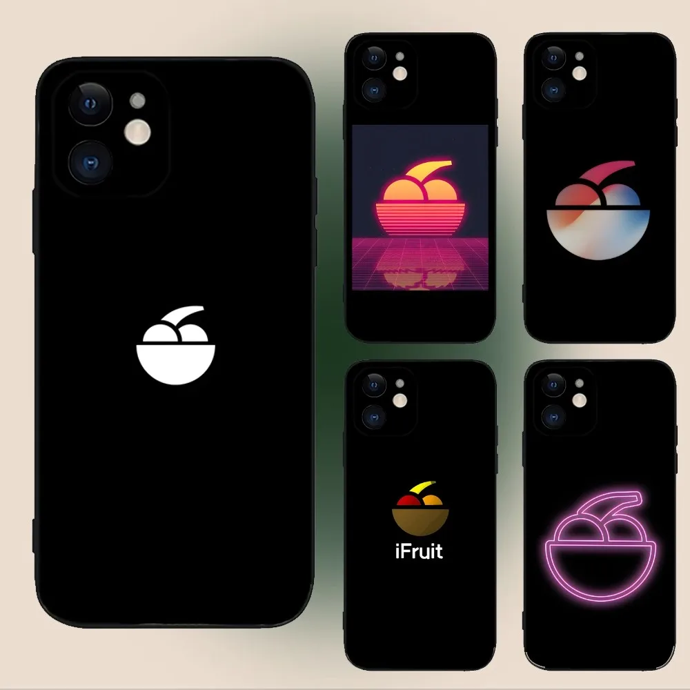 Чехол IFruit для телефона iPhone 15,14,13,12,11,Plus,Pro Max,XS,X,XR,SE,Mini,8,7 мягкий силиконовый черный чехол