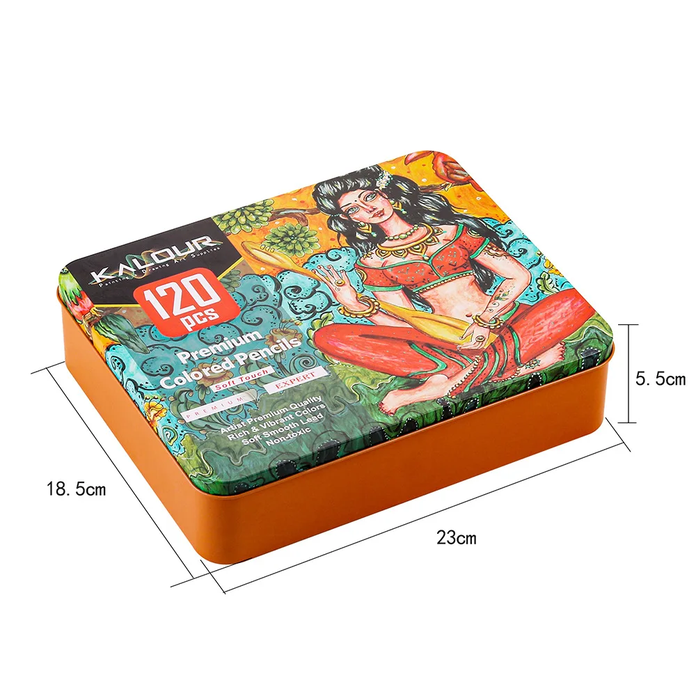 Amazon | KALOUR プレミアム色鉛筆120本セット 大人用塗り絵用