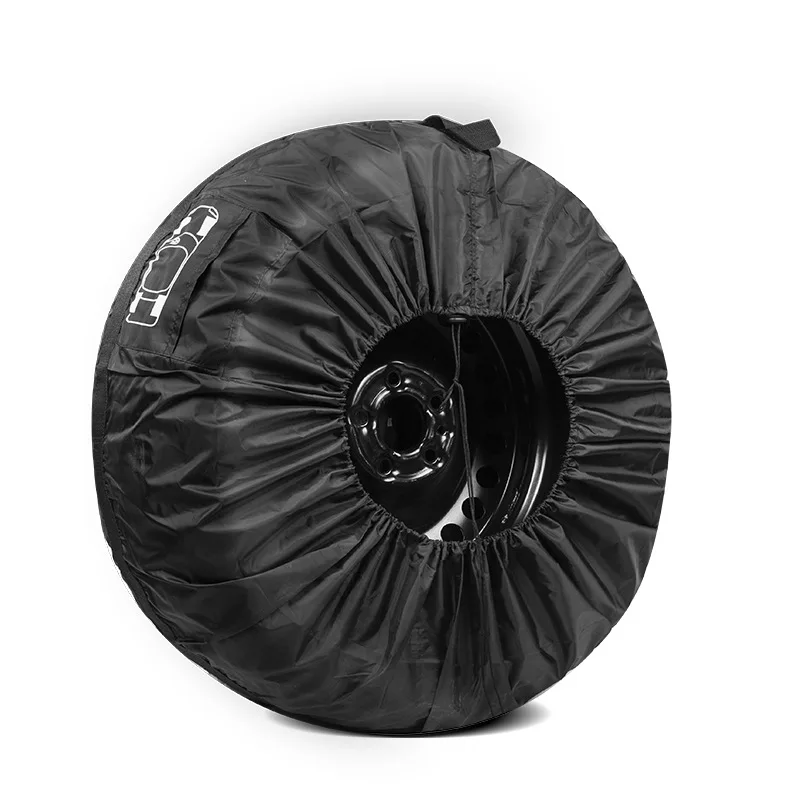 Waterproof Universal Spare Tire Cover Case Polyester Auto Wheel Tire Storage Bags Auto Tyre Wheel Protector Dustproof 1/4pcs/Set tire cover
