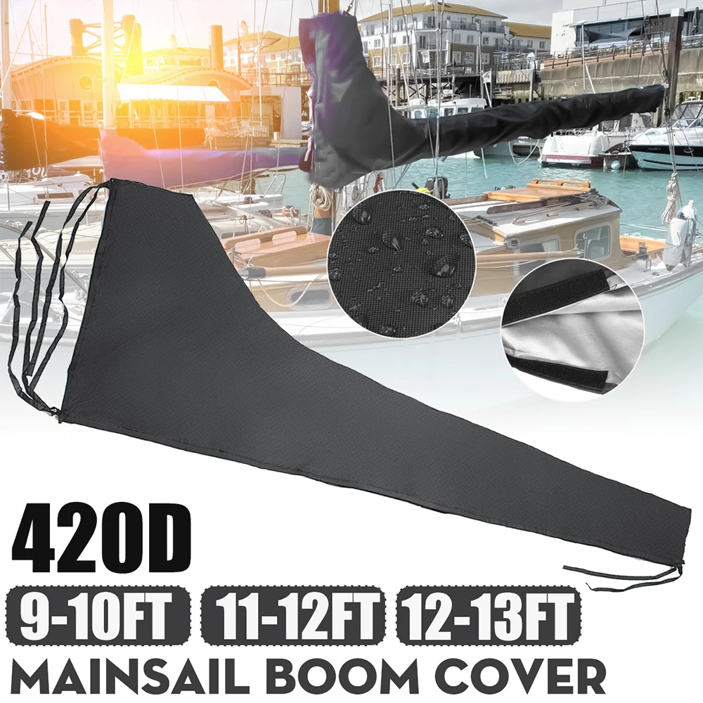 Boom Cover Mainsail , Sailboat Sail Cover Sunscreen Waterproof