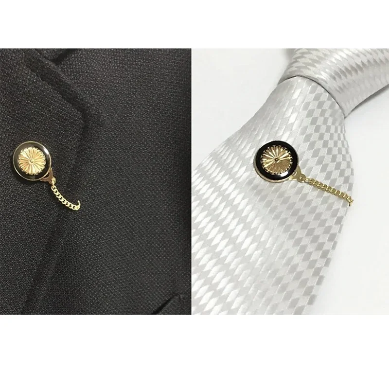 Chrysanthemum Cufflinks Senior Shirt Brooch Small Badge Vintage Men 'S Suit Chrysanthemum Pattern