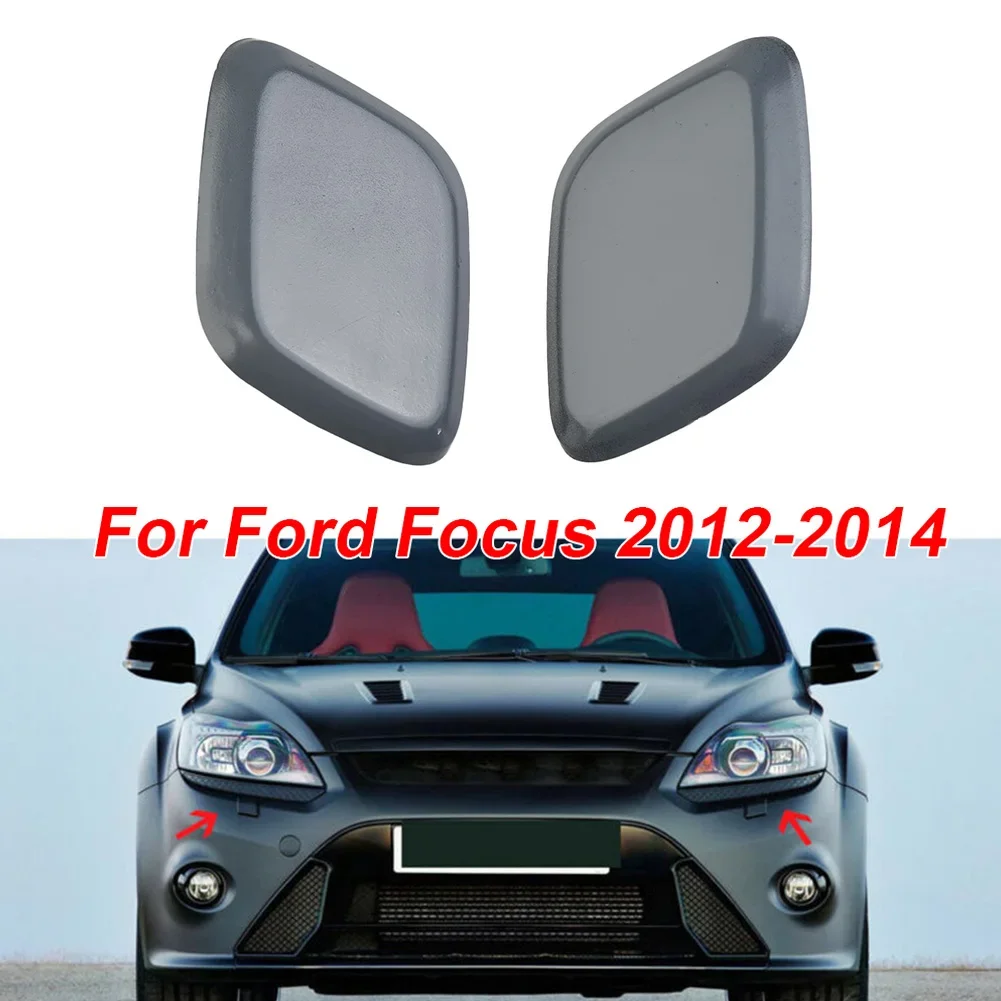 교체용 내구성 실용적인 범퍼 헤드 라이트 커버 캡, 포드 포커스 2012-2014 프론트 헤드 램프 헤드 라이트용 1 쌍 플랩