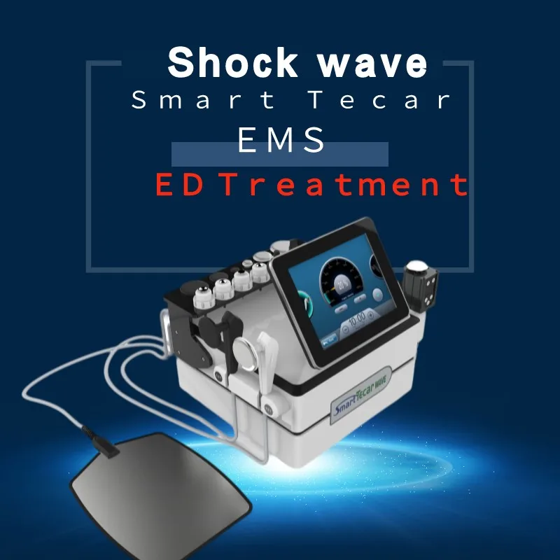 

EMS Tecar Therapy Shock wave Diathermy Physical Machine Therapeutic Care With Monopole Radio Frequency Deep Physio Equipment