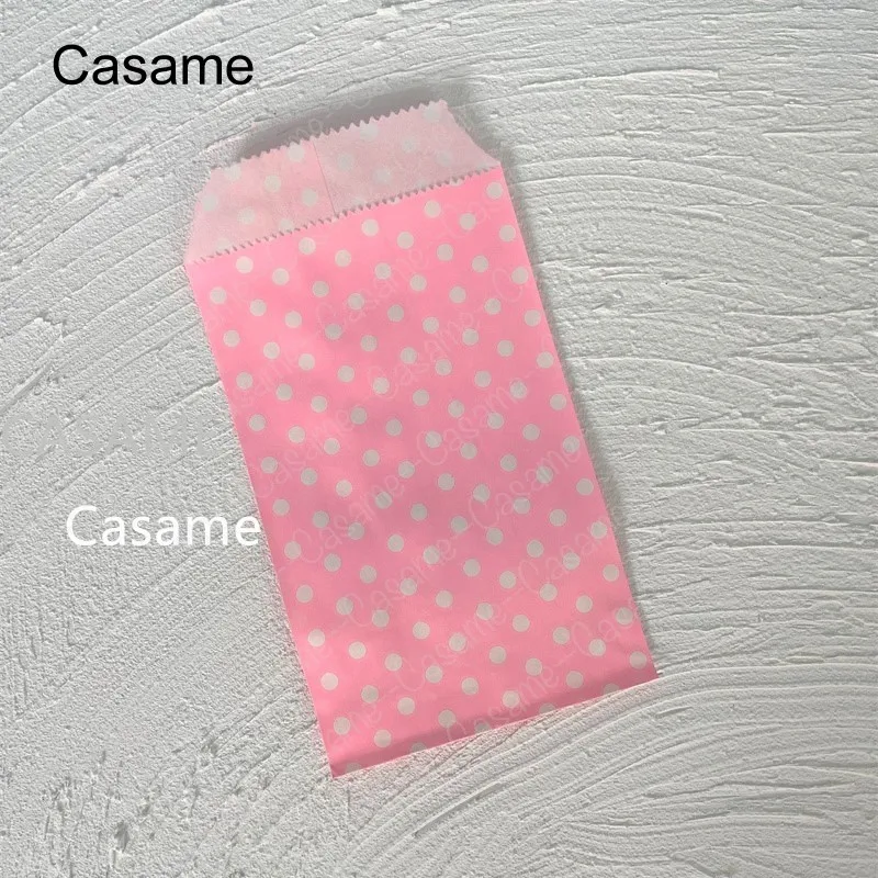 Sacs En Papier, 50 Pièces Pochette Cadeau Avec 60 Autocollan