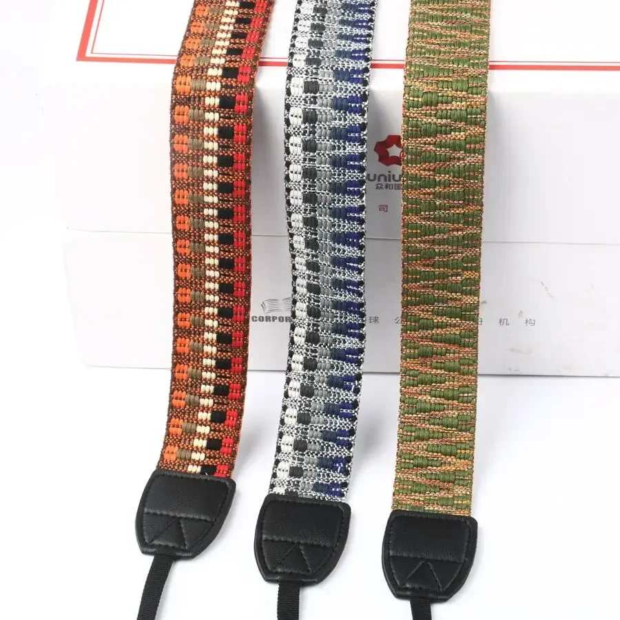 니콘 캐논 DSLR 카메라용 조절식 카메라 어깨 다크 브라운, 그레이 카메라 스트랩, 내구성 있는 카메라 어깨 목 스트랩, 편안한