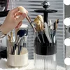 2025 1pc Cosmetic Storage Box Lipstick Container﻿ Automatic Lifting Makeup Brushes Holder With Lid Dustproof Makeup Organizer 3