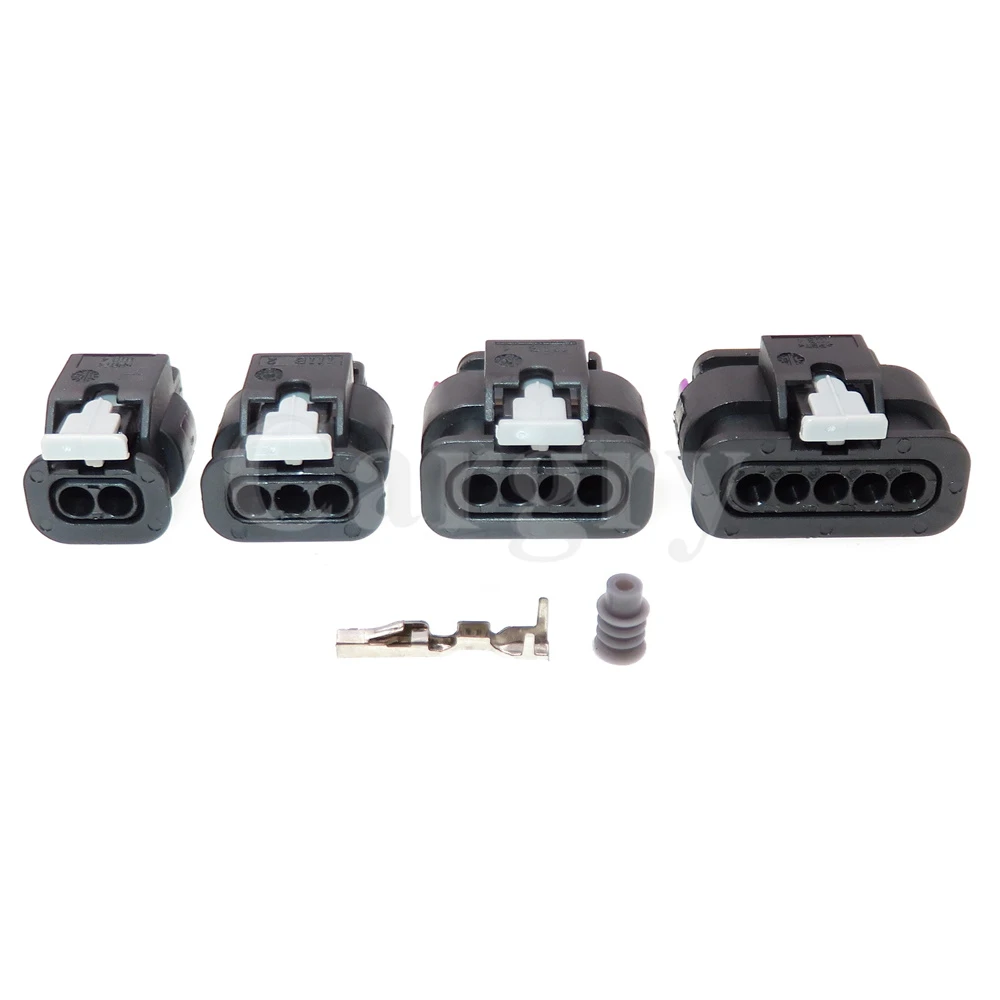 AC Assembly Car Pressure Sensor Wiring Socket 1 Set 2/3/4/5P 4F0973702 4F0973703 4F0973704 4F0973705 For VW