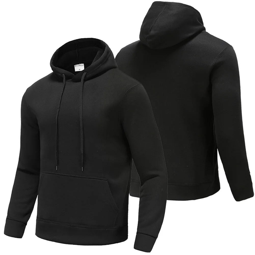 

Clothing Hoody Hoodie Male Men Winter Daily Fashion Fleece Holiday Hooded Slight Stretch Solid Color Comfy Fashion