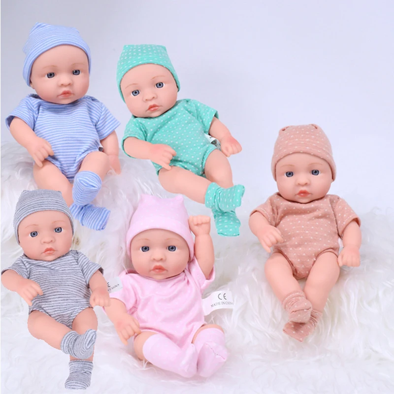 Vinyl-Silicone-Reborn-Baby-Doll-para-Crian-as-Boneca-Realista-Mini ...