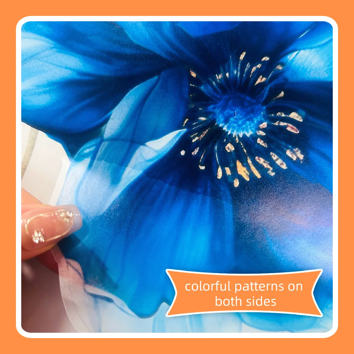 Blue Floral Butterfly Wall Sticker - Self-Adhesive Decal for Living Room, Bedroom, Bathroom & Bathtub Background Wall Decoration