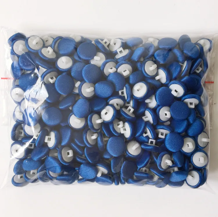 1Set (50PCS Buttons and 50 Buttonhole) Colorful Colors Satin Cloth Button Buttonhole Wedding Dress Back Handmade Diy Accessories 