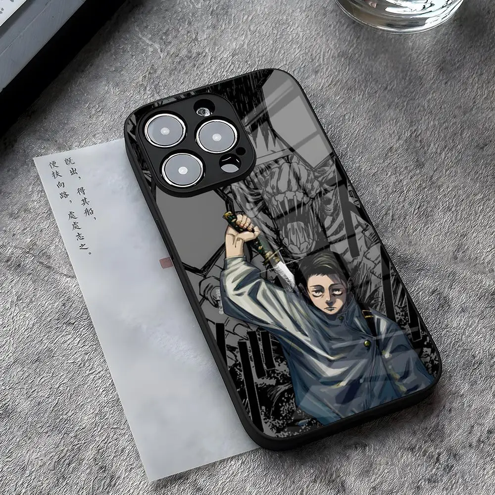 Jujutsu Kaisen Yuta Okkotsu Tempered Glass Phone Case