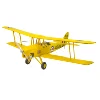 ARF RC Plane DH82a Tiger Moth Biplane 2.24M Balsa Wood ARF Model Aircraft 4CH Electric & Gas Powered RC Airplane 1
