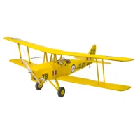 ARF RC Plane DH82a Tiger Moth Biplane 2.24M Balsa Wood ARF Model Aircraft 4CH Electric & Gas Powered RC Airplane 1