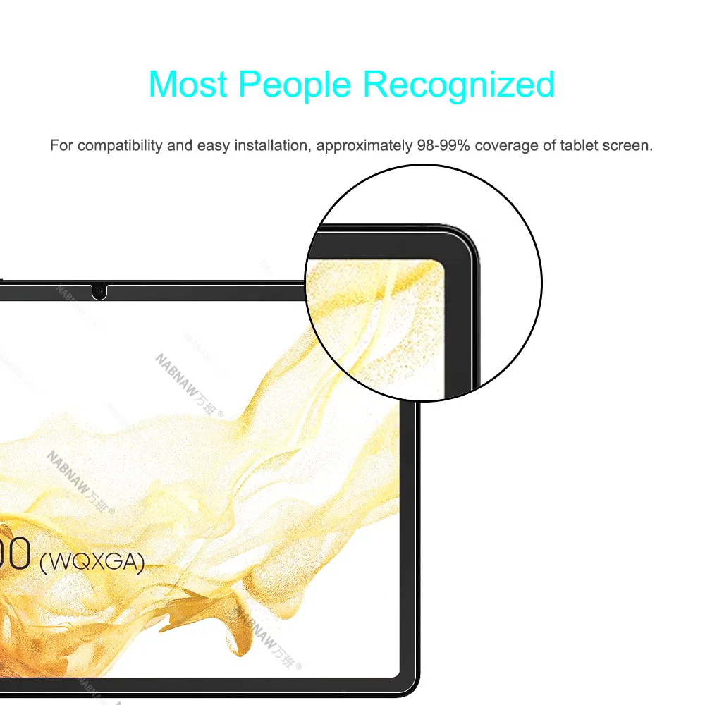 2 Pieces Oleophobic-Proof HD Scratch Proof Tempered Glass Screen Protector For Samsung Galaxy Tab S9 WiFi 5G 11 Inch Film 3