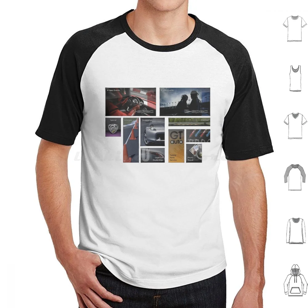 Gran Turismo 5 Menu T Shirt 6Xl Cotone Cool Tee Gran Turismo Trending Racing Car Gran Turismo Stuff Gran Turismo Portafoglio Gran Turismo