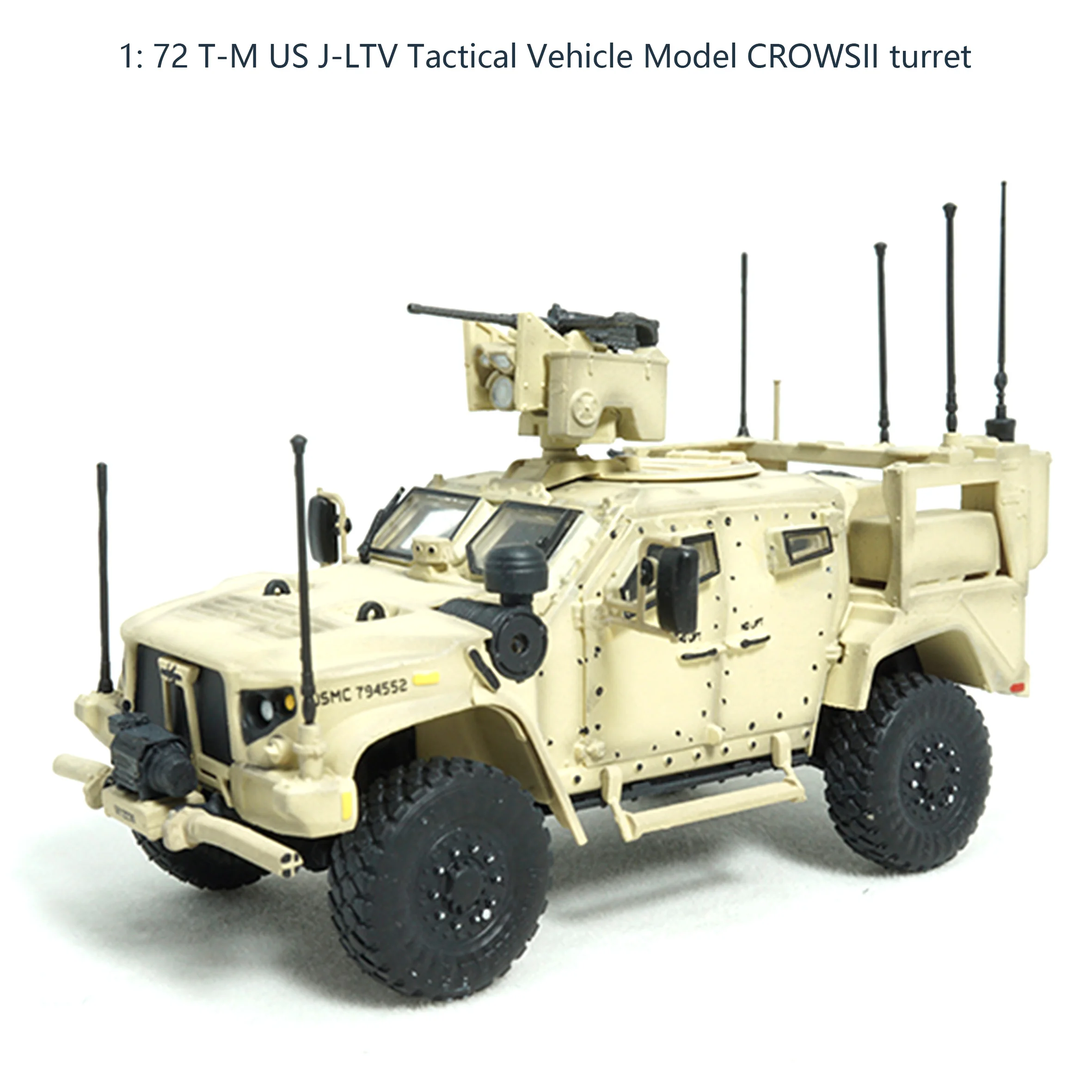 

1: 72 T-M US J-LTV Tactical Vehicle Model CROWSII turret Finished product collection model