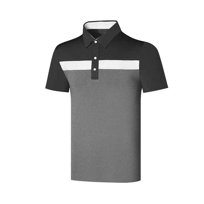 Golf wear men's short sleeve T-shirt breathable quick drying outdoor casual top
