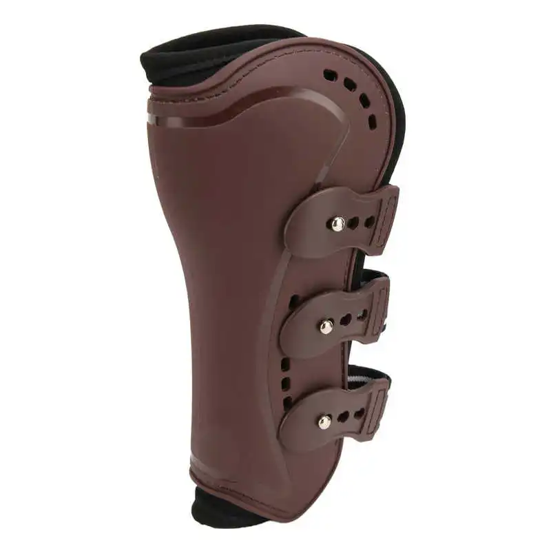 Horse Front Leg Boots Breathable Impact Resistant Prevent Slip Horse Leg Guard for Training Jumping Riding 4