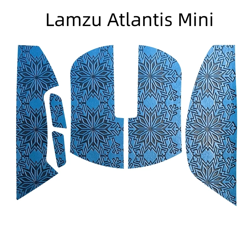 울트라글라이드 마우스 미끄럼 방지 스티커, Lamzu Atlantis Mini/OG 땀 방지 스티커 테이프, 미끄럼 방지 눈송이, 내마모성, 1 세트