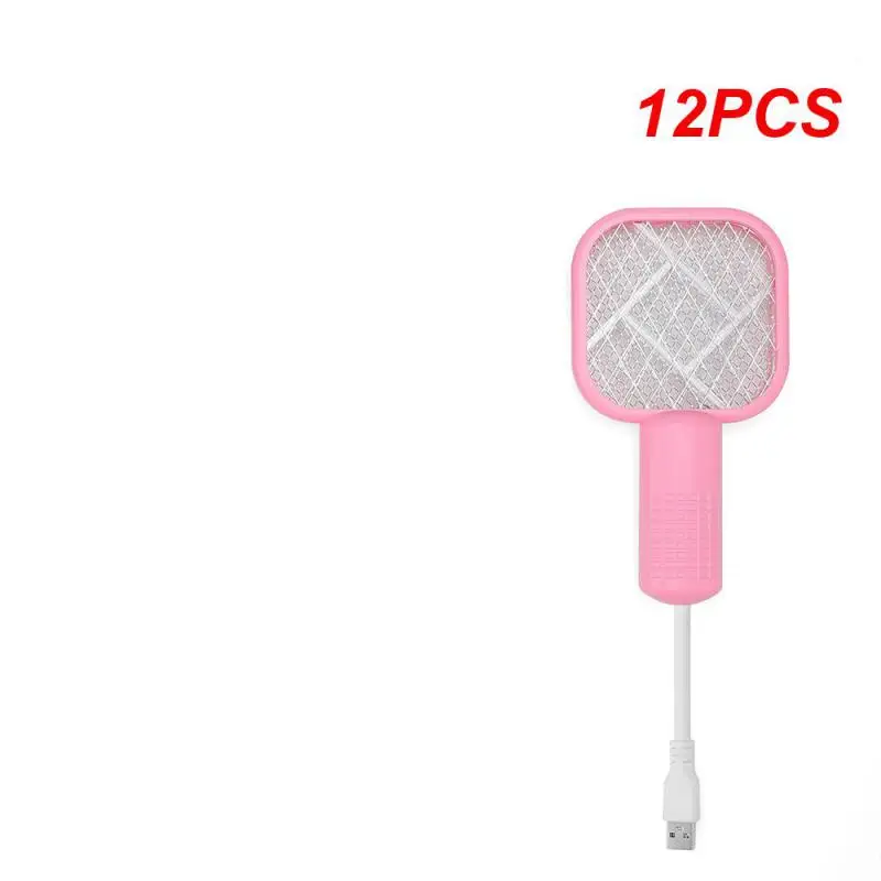

12PCS Small Household Electric Mosquito Swatter High Density Power Grid Mosquito Traps Five Layers Of Protection