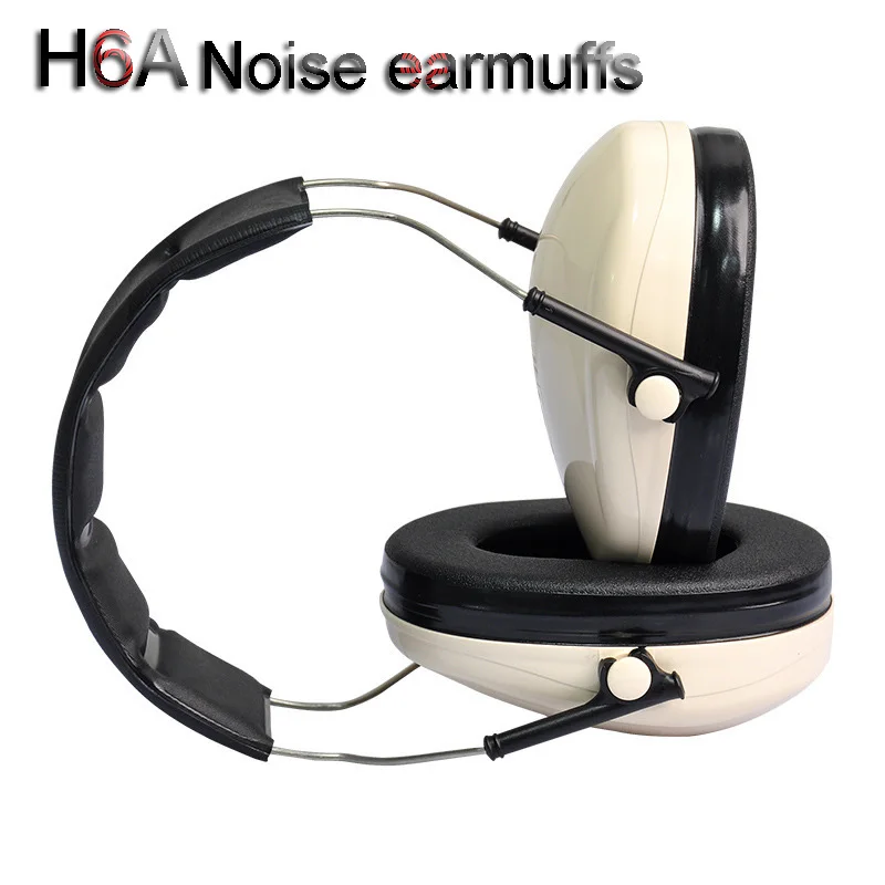 

original H6A Soundproof ear cups Genuine security ear defenders SNR 27dB / NRR 21dB profession earmuffs