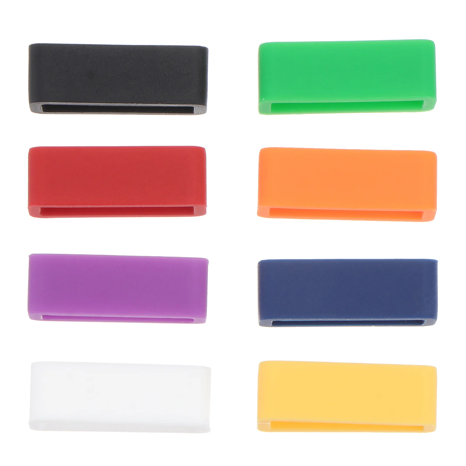 

8 Pcs Smart Watch Bands Buckle Ring Loop Keeper Supplies Paint Holder Anti-Fall