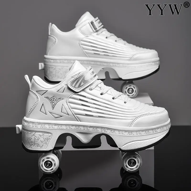 Kick Skates Sneaker Roller Skate Shoes Kids Teenage Girl Women Adult  Detachable Shoes Pink Black Outdoor 4 Wheels Double Row New  Roller Skate  Shoes  AliExpress