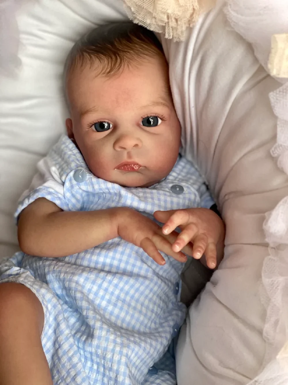 Occhi Aperti Bambola Neonato Reborn Occhi Aperti Oskar Reborn Baby