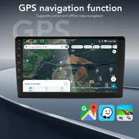 Autoradio GEARELEC 2DIN Android 14 9 pouces Lecteur multimédia de voiture Android Auto Carplay GPS universel Audio Stéréo FM WIFI BT Écran tactile HD 5