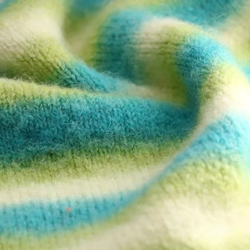50g Fantasy Color Dyed Sweater Yarn DIY Hand-knitted Gradient Crochet Thread Wool Mohair Scarves Socks Gloves Material