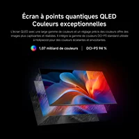 [Officiel] Xiaomi TV F Pro 55 2026 | Écran QLED 4K lumineux avec technologie de lissage de mouvement, Son immersif avec Dolby Audio™, DTS:X, DTS Virtual:X, 1,07 milliard de couleurs, DCI-P3 94 % 3