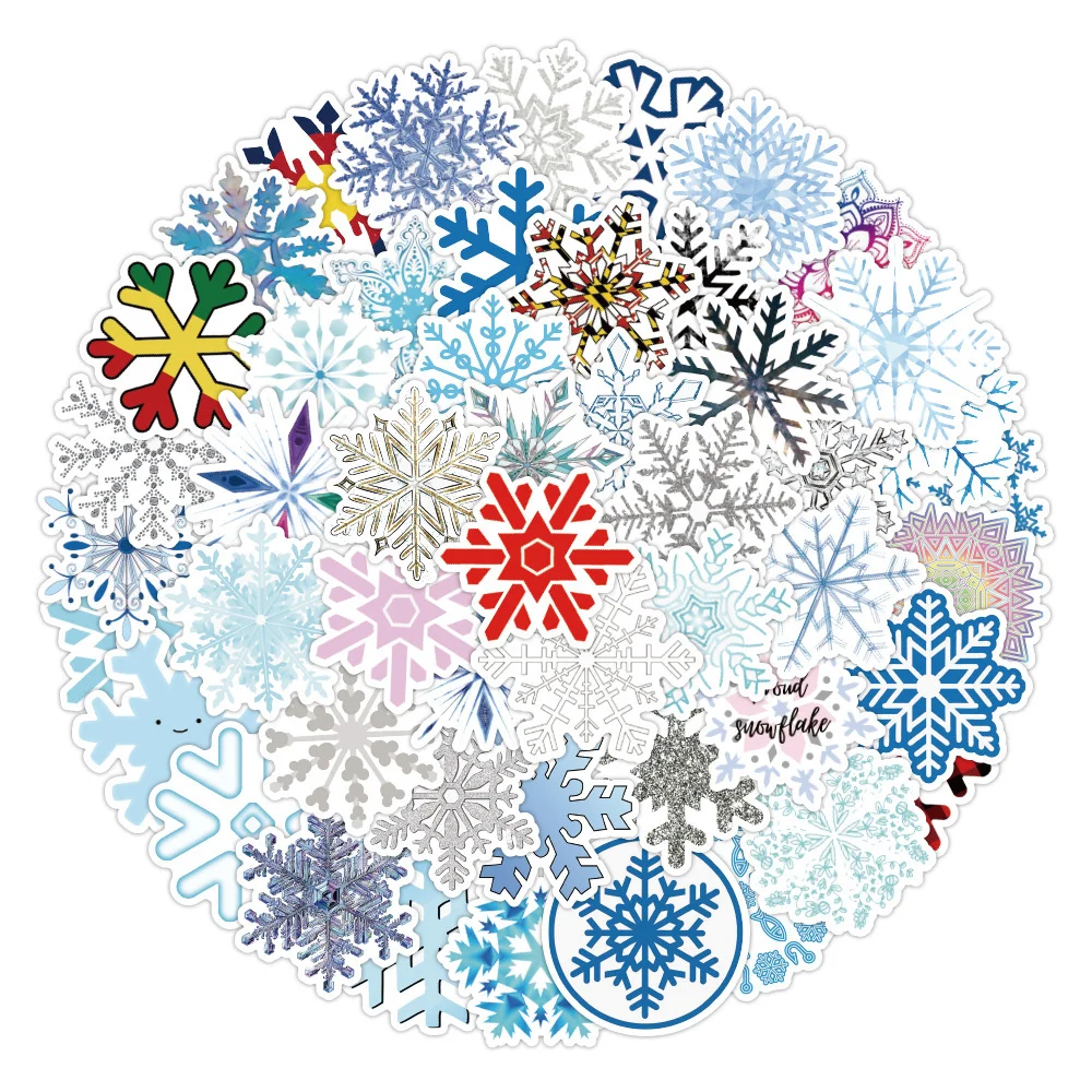 Snow Snowflake Stickers Wholesale sticker supplier 