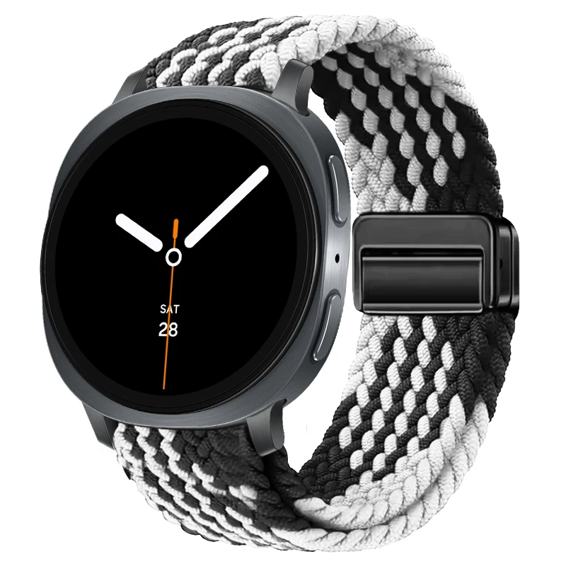 Braided Nylon Solo Loop Bracelet - Magnetic Sports Strap