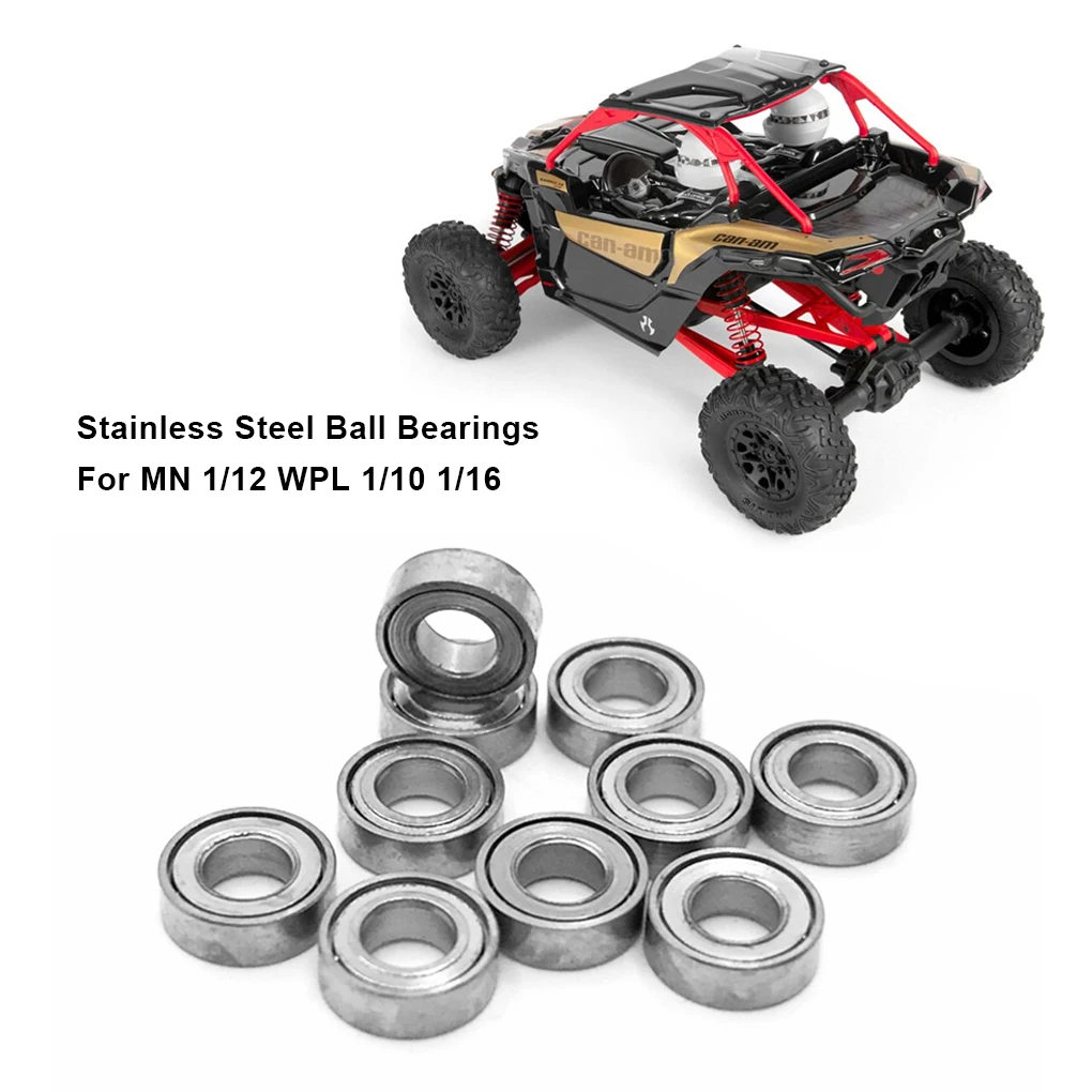 

Шарикоподшипники из нержавеющей стали для WLtoys 1/18 RC A949, 10 шт.