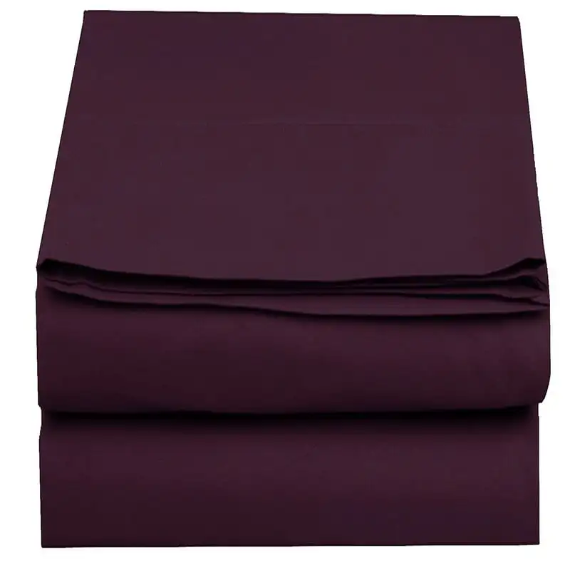 

Thread Count 1-Piece Fitted Sheet, Twin/Twin XL Size, Purple