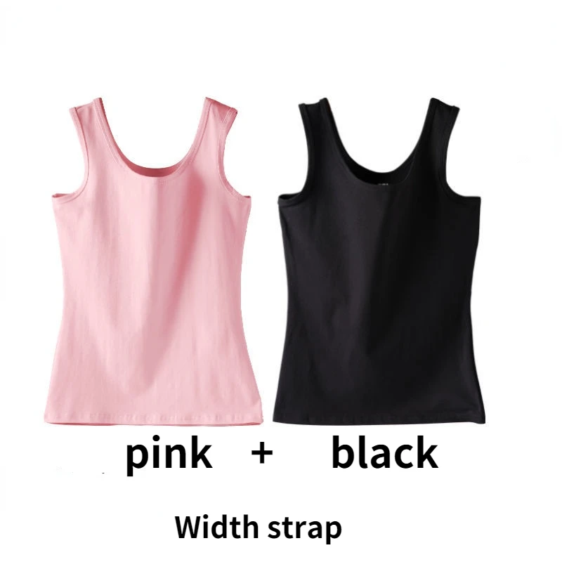 Womens Tops Summer Casual Cotton Spaghetti Strap Tank Top Female Camis Solid Color Slim Sexy Blouse for Women Streetwear jockey camisole Tanks & Camis