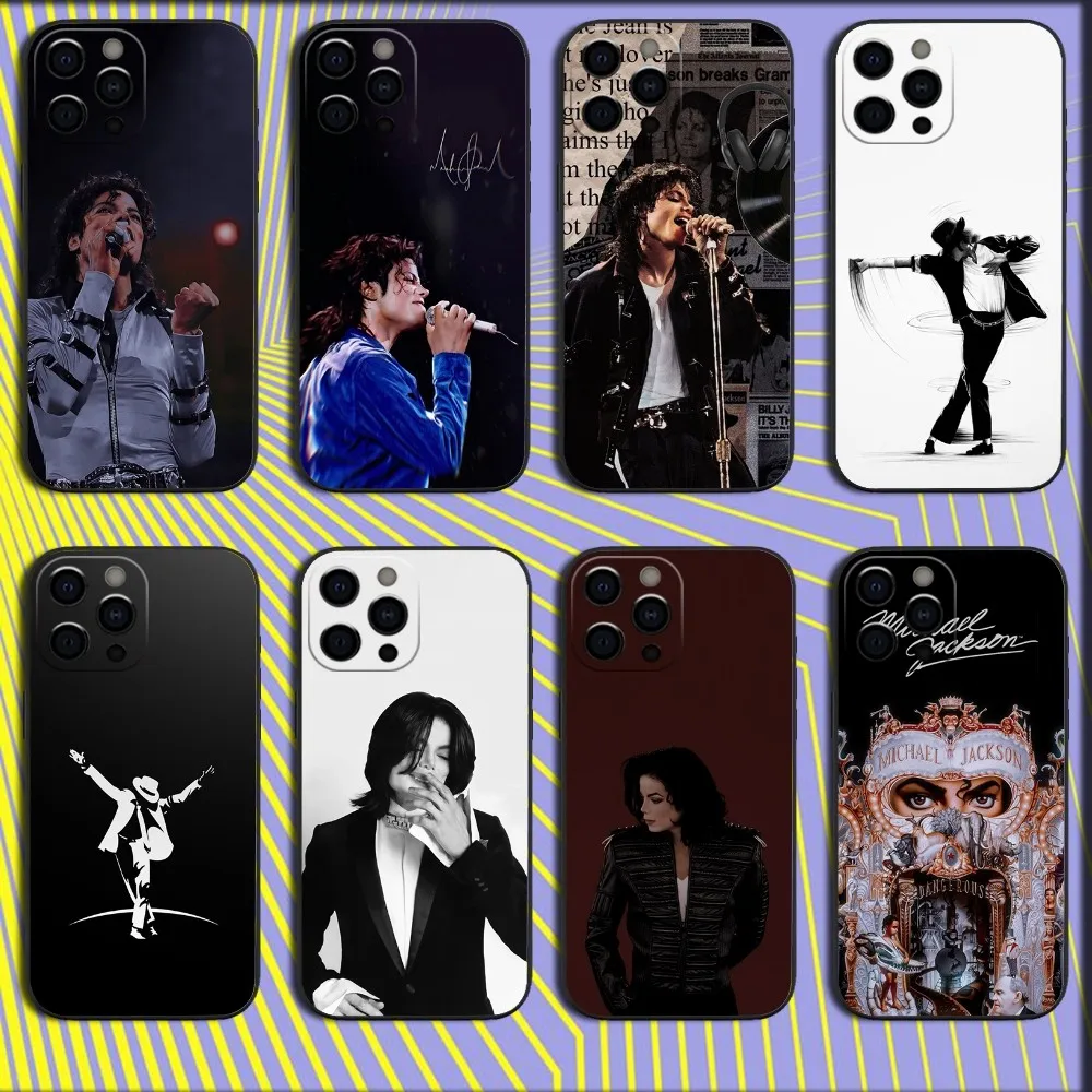 Michael Jackson Tribute Soft Black Phone Case Cover