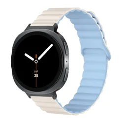 Magnetic Loop Silicone Sport Bracelet Wristband Strap - Galaxy Watch 8 40mm (14. Ancient blue)