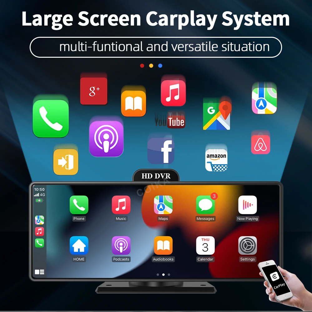 HD 10.26 GPS ̼ ī÷, ȵ̵ ڵ ġ ũ DVR ī޶, 3840*2160P 5G  ̷, ڵ ú ڴ