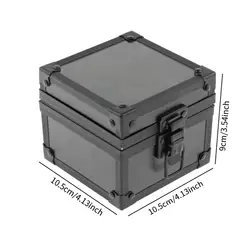 Luxury Single Watch Box - Elegant Travel Case & Storage Holder for Memento & Anniversary Gifts (A Black)
