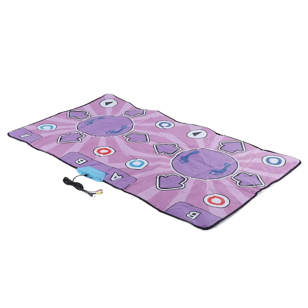 Double Dance Mat Game with Wireless Controller Dancing Floor Carpet 100 Music 60 Sensory Games Plug And Play for TV Computer