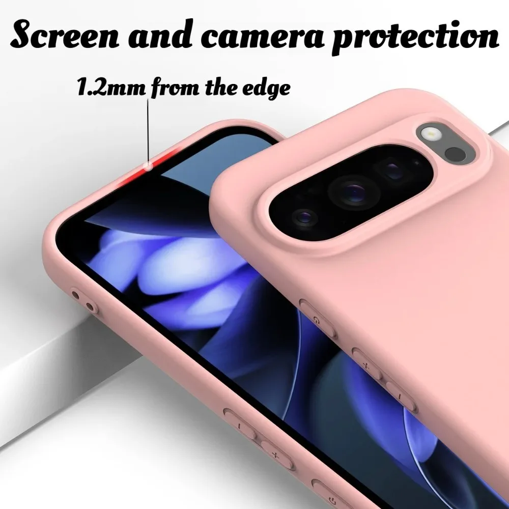 Premium Macaron Color Liquid Silicone Soft Case - Anti-Drop Protector Cover