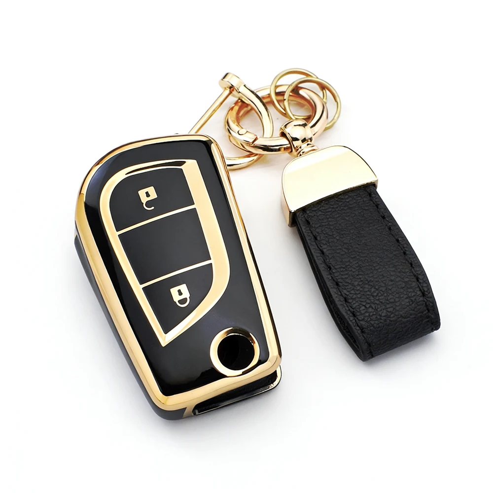 Durable 2-Button Anti-Scratch Car Key Shell