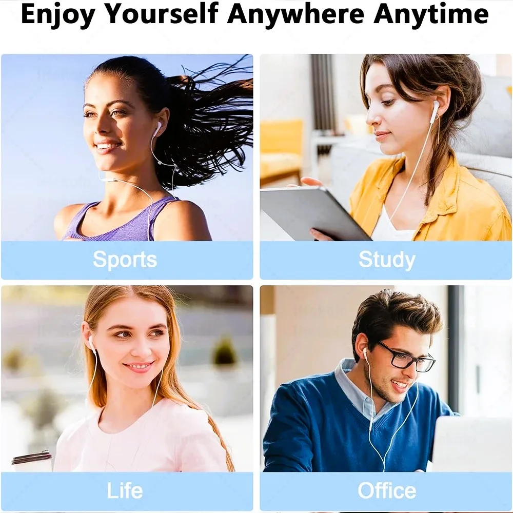 Premium USB-C Wired Earphones with High-Quality Sound