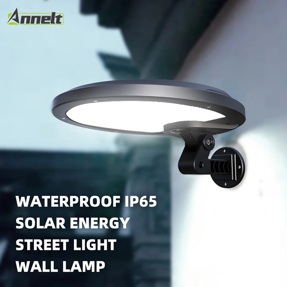 Outdoor Solar Security Wall Lamp LED Motion Sensor Lights Wireless IP 65 Waterproof Street Light for Garden Fence Patio Garage