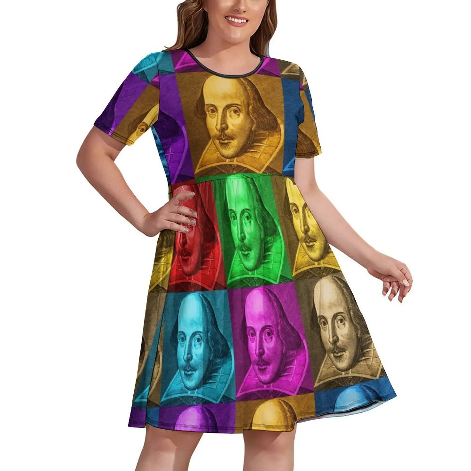 

William Shakespeare Pop Art Dress dress for woman Clothing female